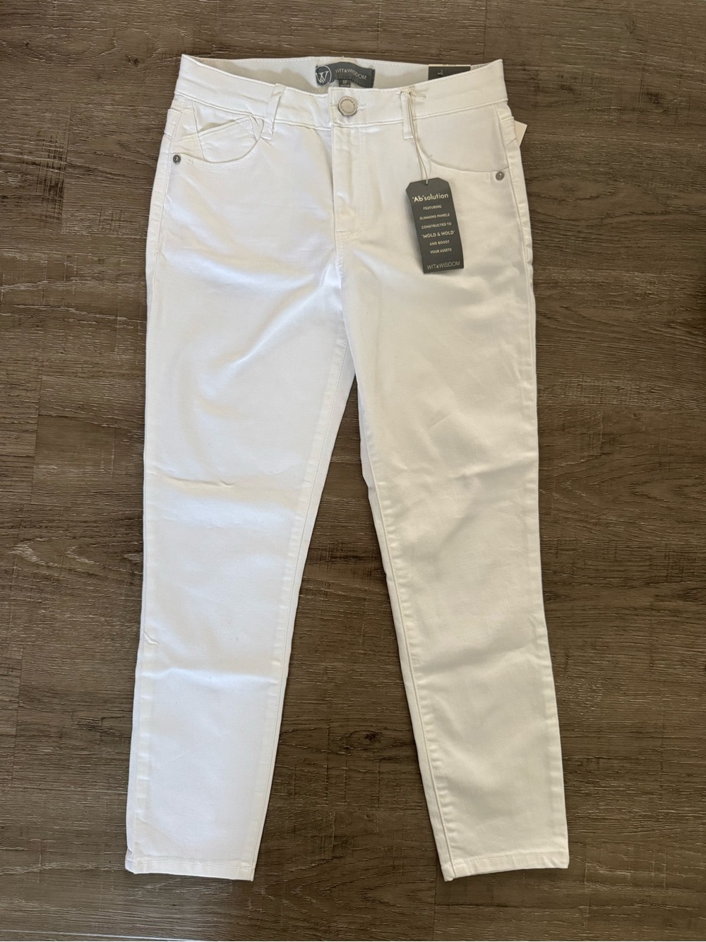 Wit & Wisdom White Skinny Jeans - Picture 3 of 3